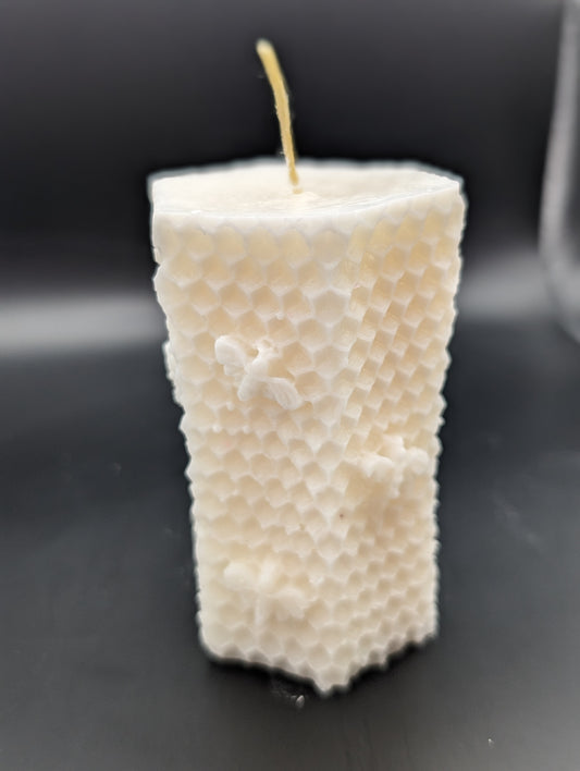 Honeycomb Pillar Candle